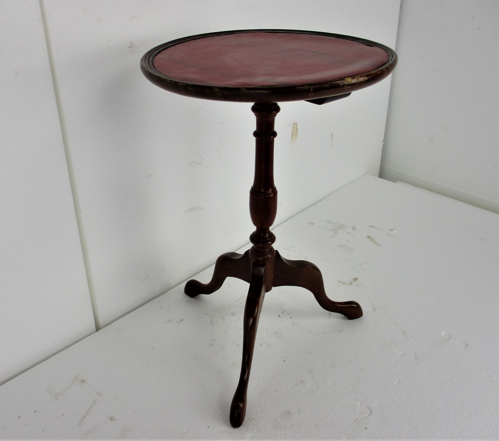 Edwardian Style Tripod Side Display Table Pedestal Plant Bonsai Stand Barn Count photo furniture