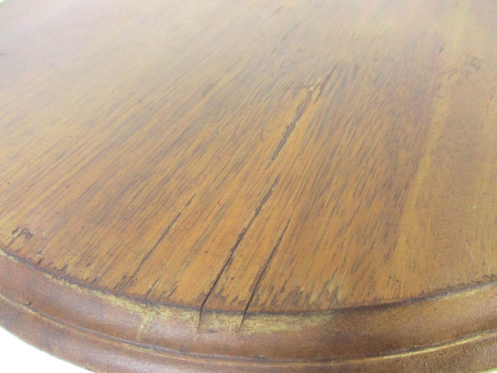 Hand Carved Wood Pedestal Display Side Table Plant Stand Barn Country Style Trip photo Furniture