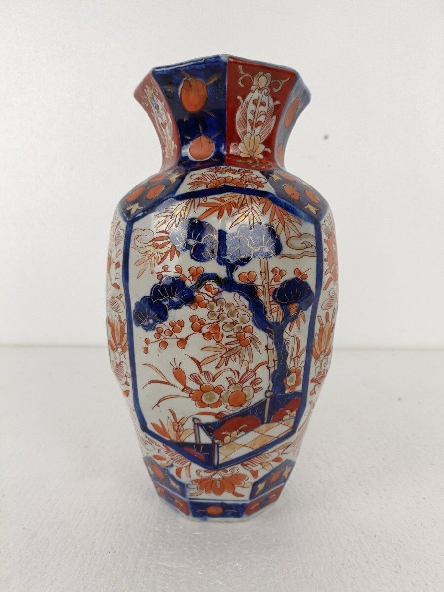 Japanese Imari Vase Hand Painted Antique 1900s photo Home Decor