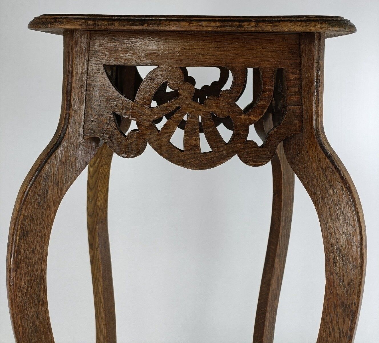 Art Nouveau Pedestal Table Plant Two Tier  Flower Stand Side Table Country Farmh photo 303.0