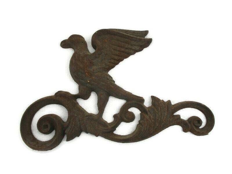Antique Cast Iron Trim Reclaimed Hardware Architectural Eagle Wow