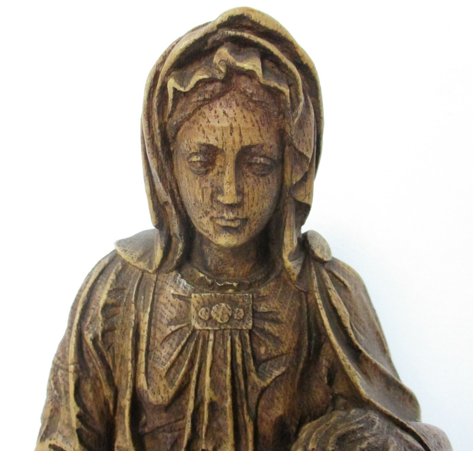 Large Lady Of Bruges Virgin Mary Madonna Della Sedia Seggiola Resin Gorgeous photo for sale