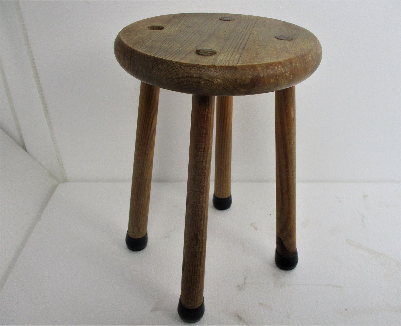 Old Milk Milking Stool Farmhouse Country Barn Style French Side Display Table Pe photo for sale