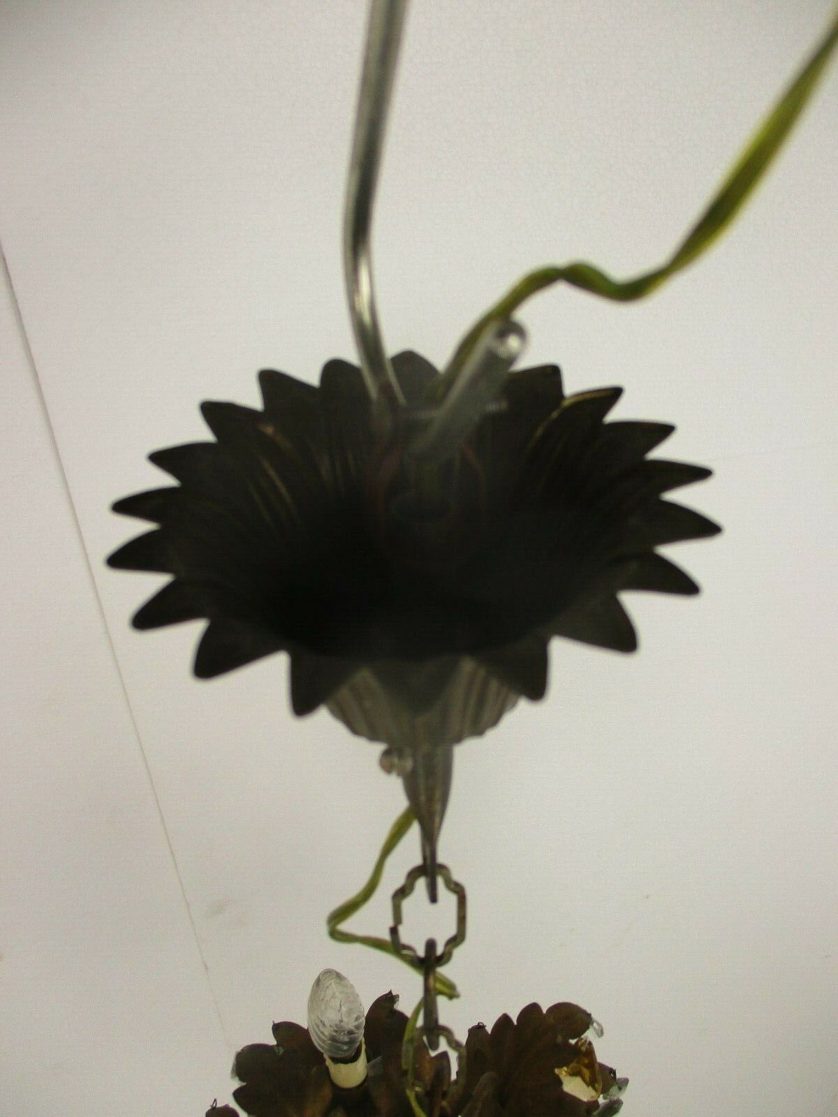 photo for sale Banci Firenze  Chandelier Prisms 4 Lights Hollywood Regency Italy Gorgeous