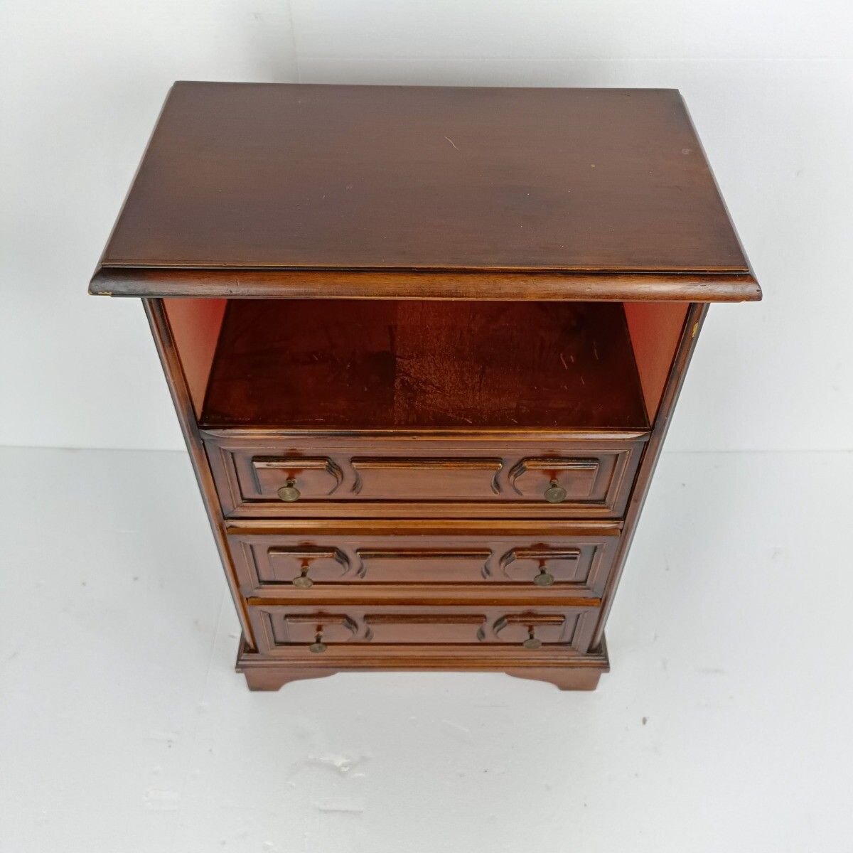 photo furniture Gorgeous Chest Of Drawers Hallway Cabinet 60s Large End Table