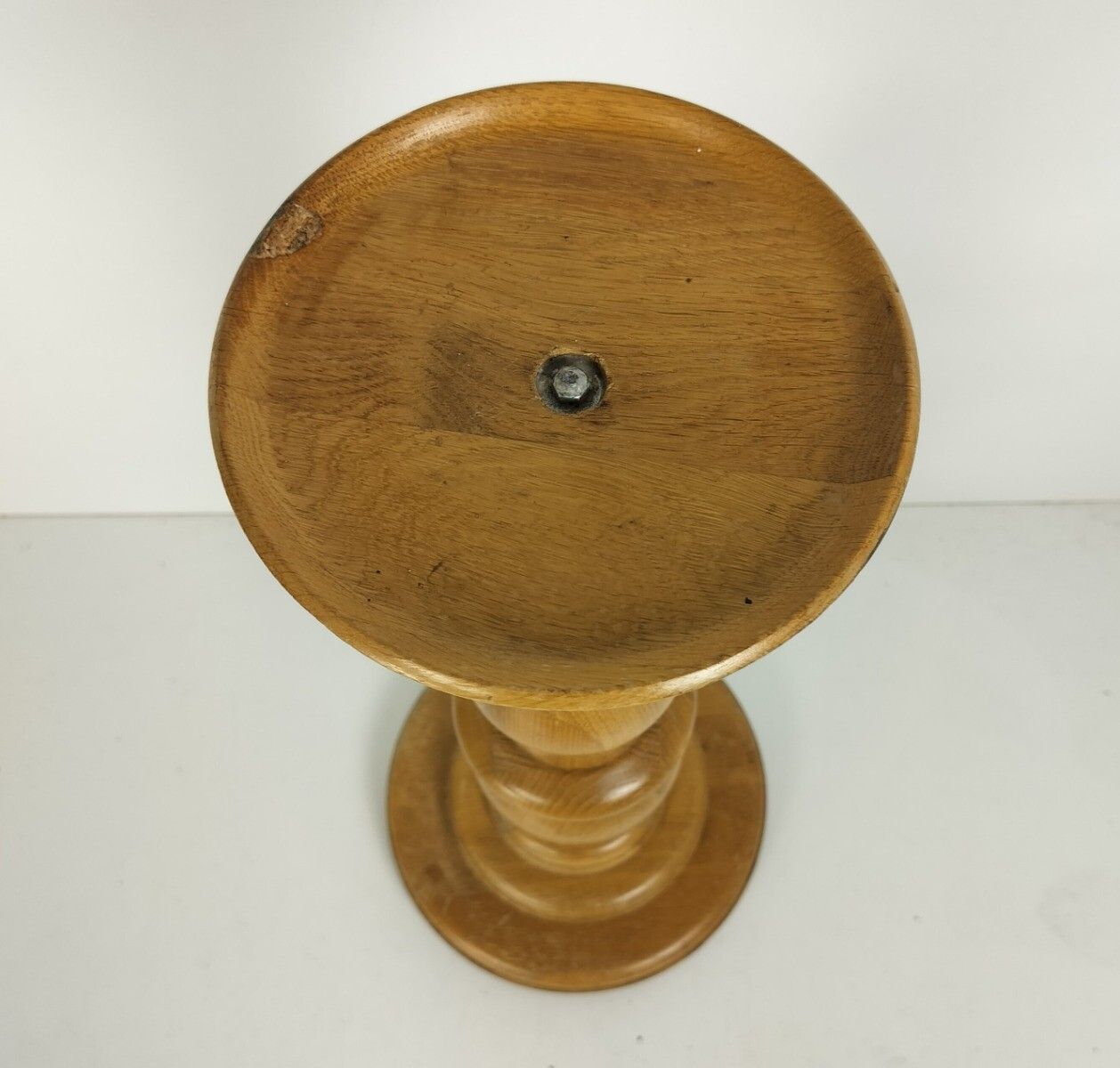 Furniture Large Heavy Pedestal Plant Stand Side Table Vintage In The Style Of De Coene Ver photo