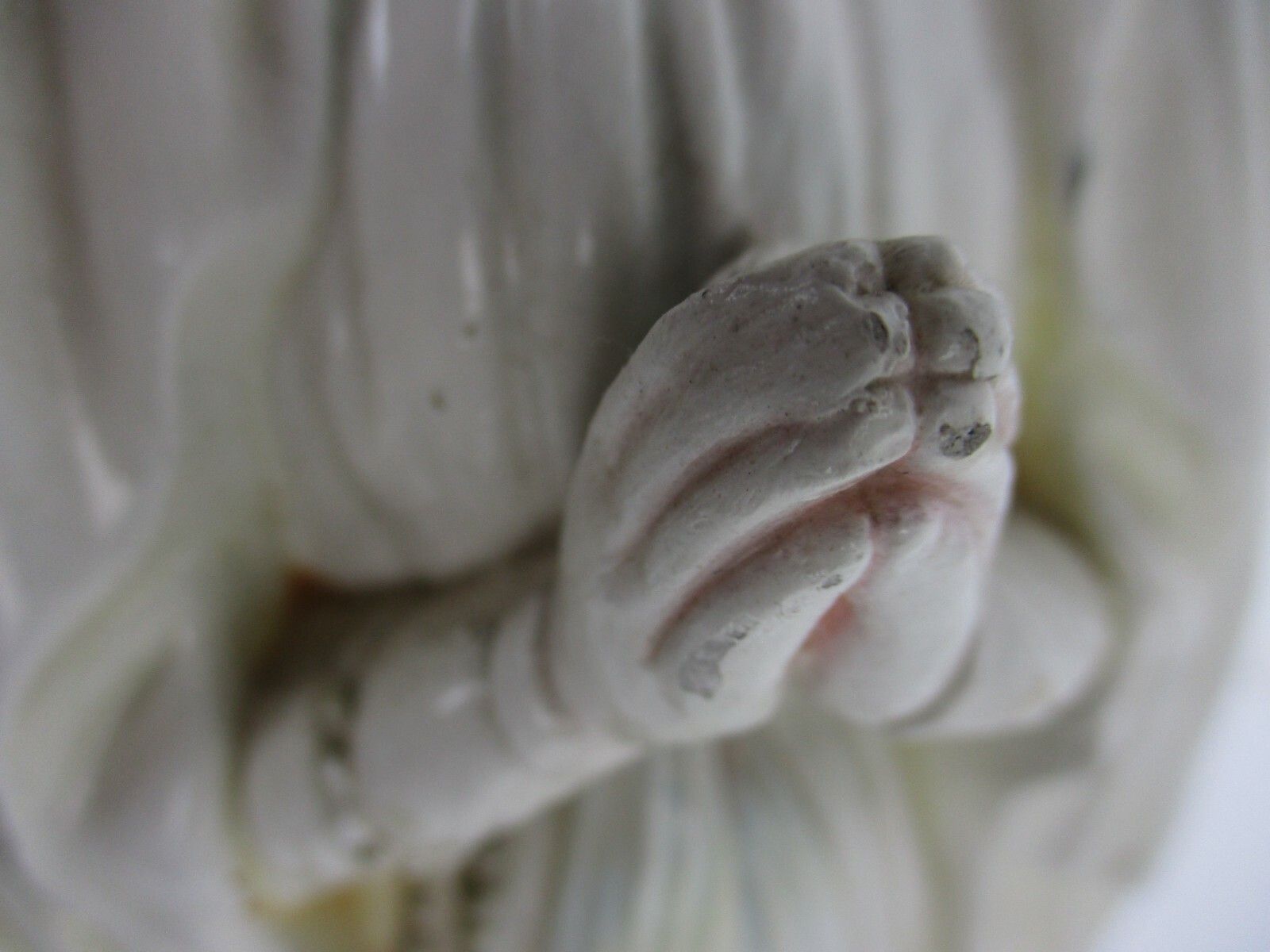 Chapel Statue Virgin Mary Madonna Our Lady Of Lourdes  Plaster France 18.89" photo buy