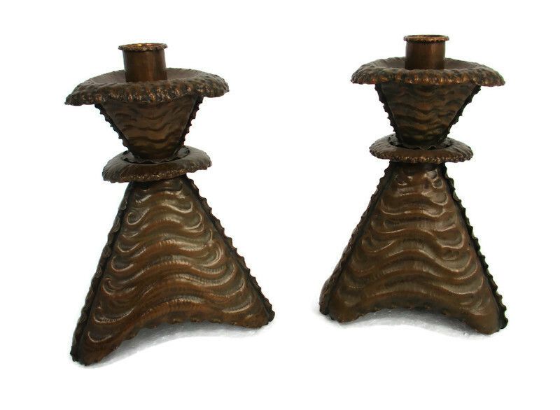 Art Piece Verlinden Lier 2 Pair Couple Candle Holders Candlesticks Hand Made Wow
