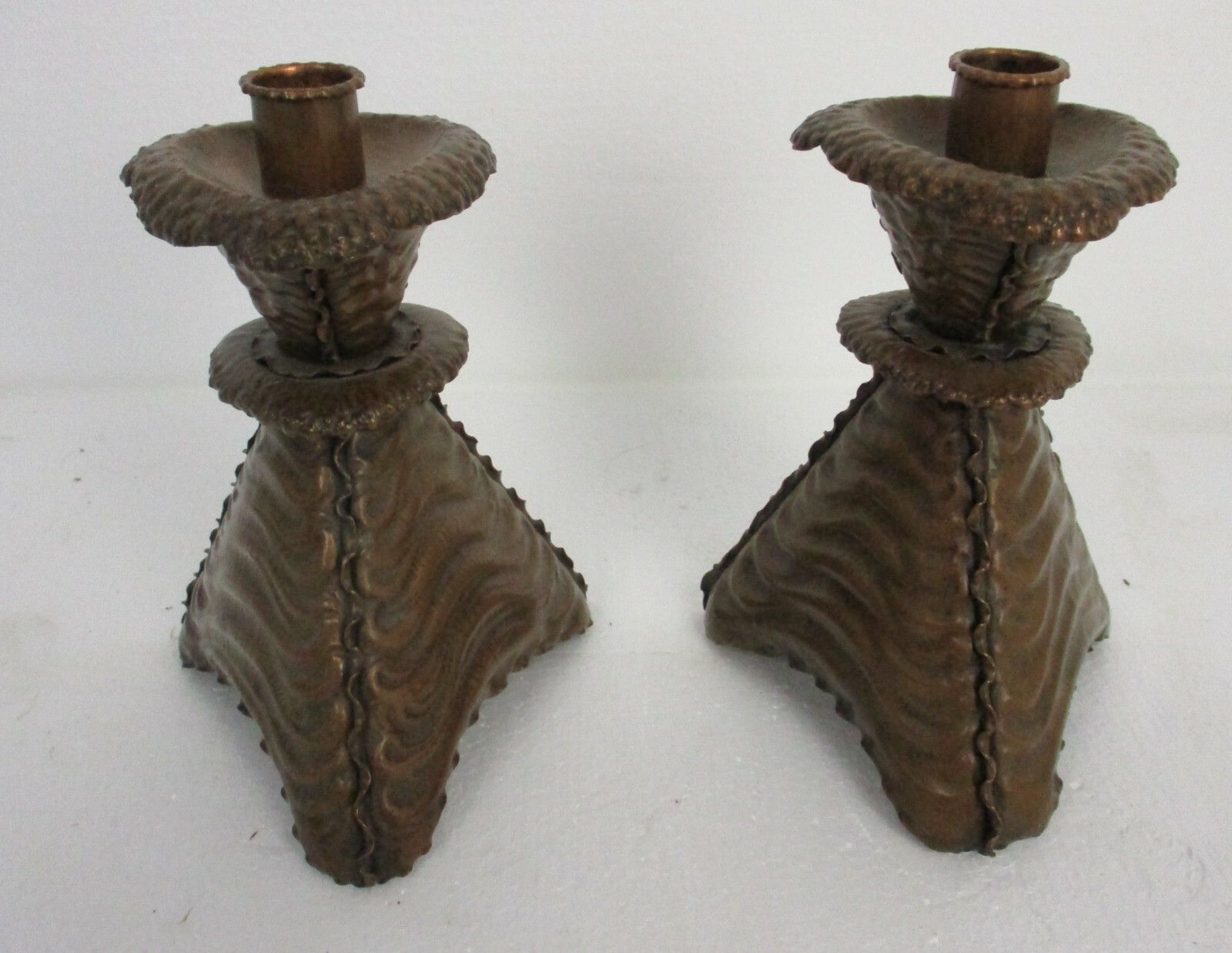 Art Piece Verlinden Lier 2 Pair Couple Candle Holders Candlesticks Hand Made Wow photo for sale