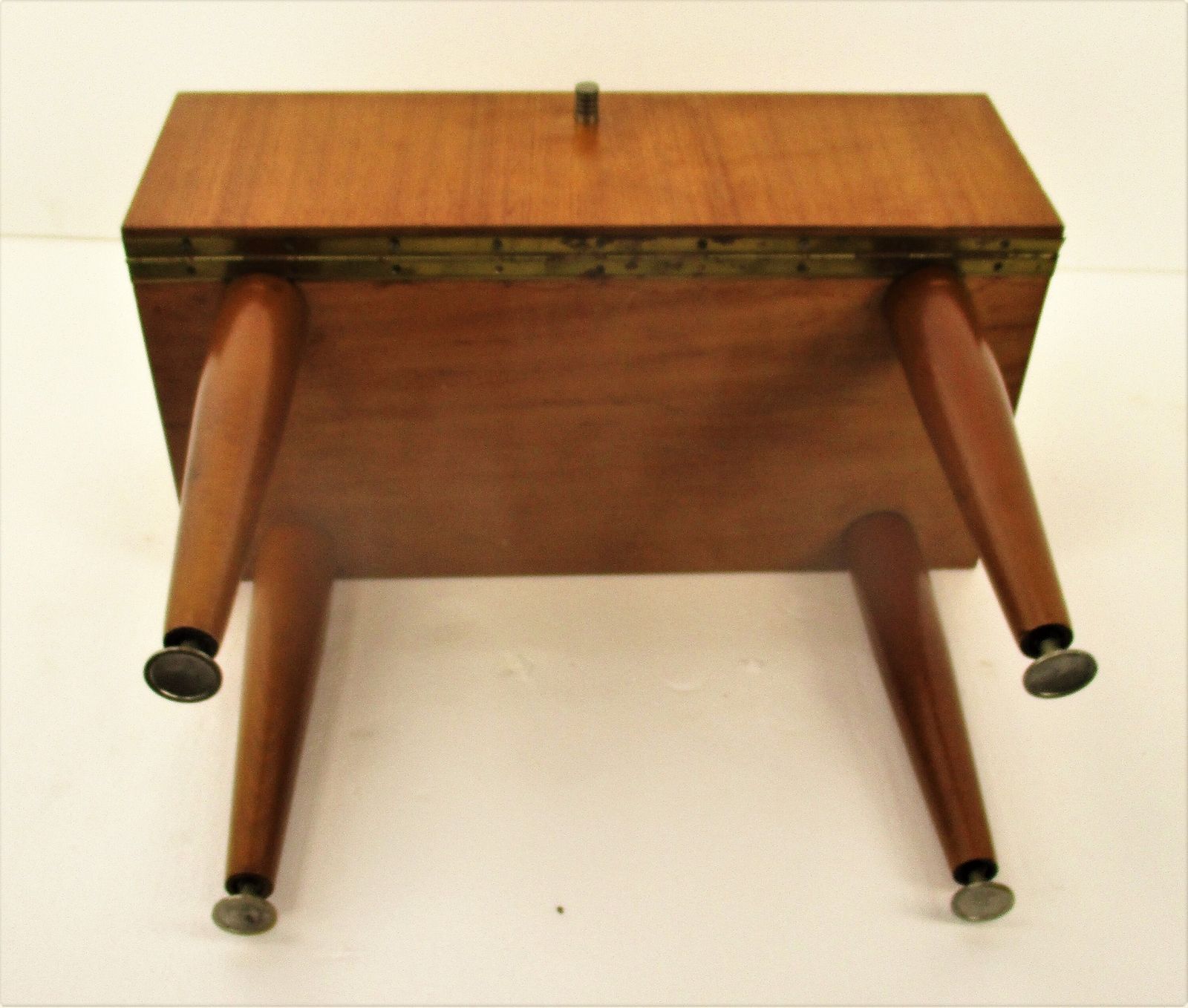 photo furniture Vintage Nightstand Wood Mid Century Danish Modern Style End Table Commode Retro