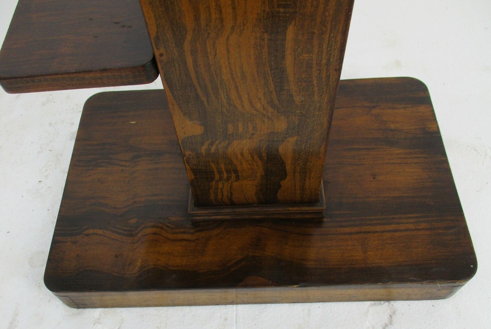 Hand Carved Wooden Pedestal Display Side Table Side Boards Stunning Rare Piece photo buy