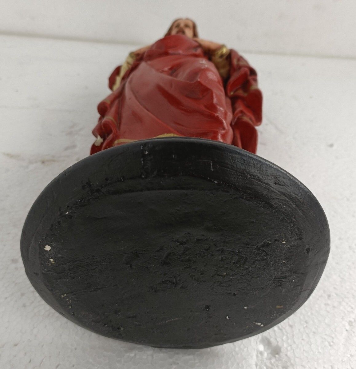photo furniture Statue Jesus Christ Savior Sacred Heart Holy Heart Plaster Antique Neo Gothic Ha