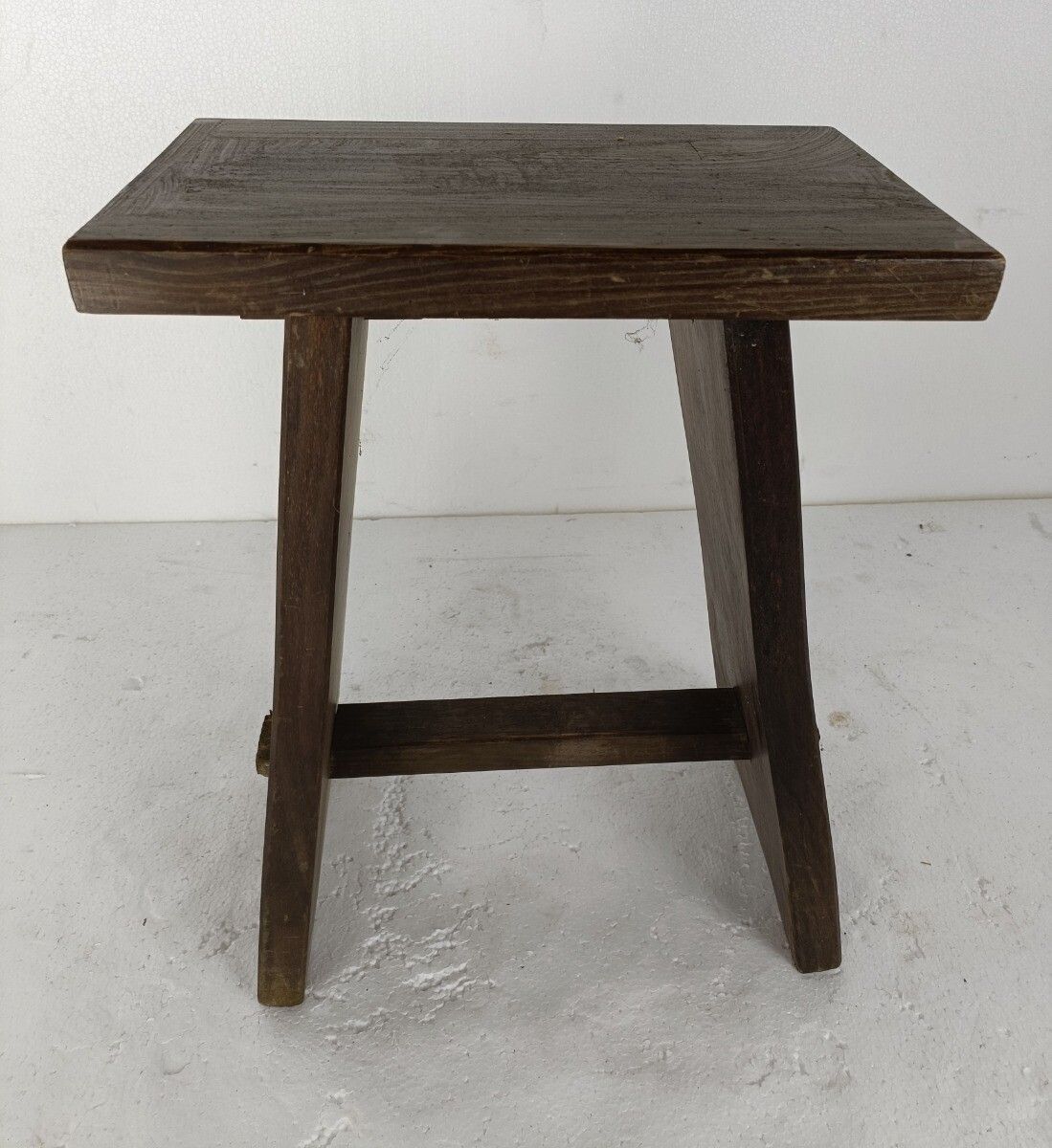 Antique Milking Stool Bench Crutch Pedestal Barn Country Style Wood photo for sale