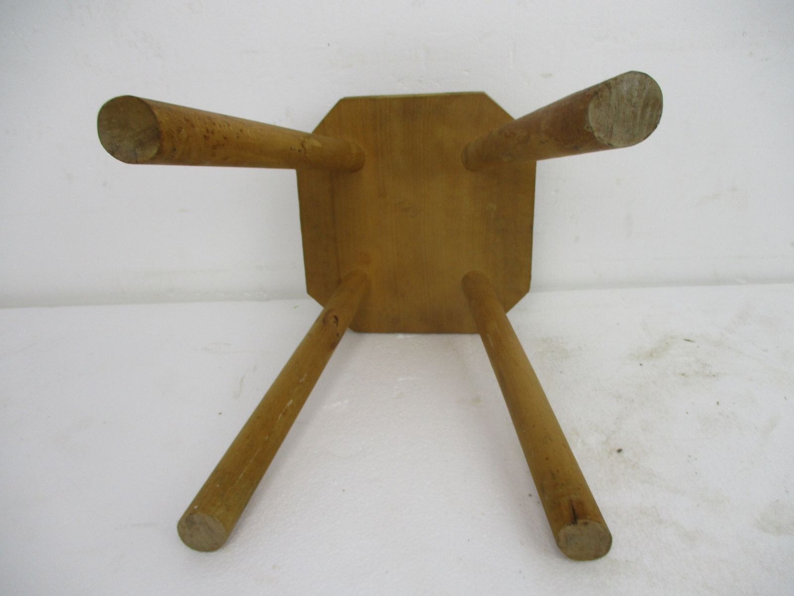 photo for sale Old Milk Milking Stool Farmhouse Country Barn Style Side Display Table Pedestal