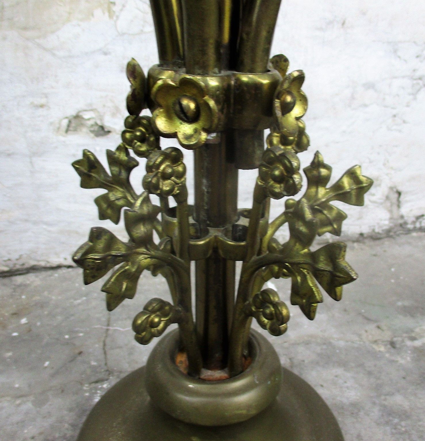 Xl Church Chapel Gorgeous Brass Ornate Candle Holder Candelabra 6 Arm Decorative photo Home Decor