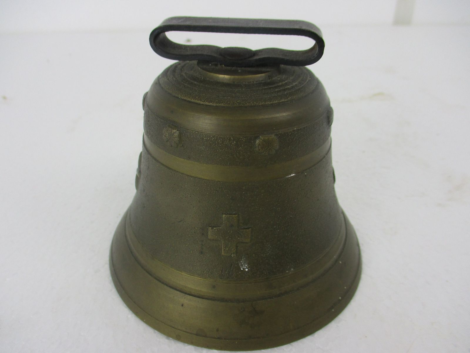 Large  Brass Ornate Table Bell Brass Clapper Art Deco Decorative photo Home Decor