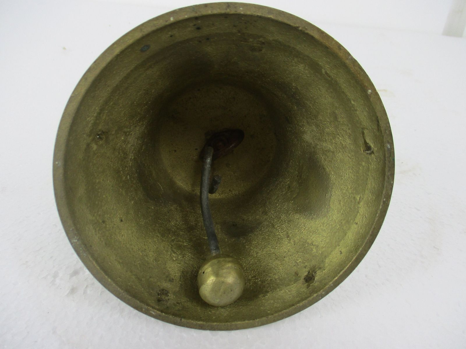 Large  Brass Ornate Table Bell Brass Clapper Art Deco Decorative photo buy