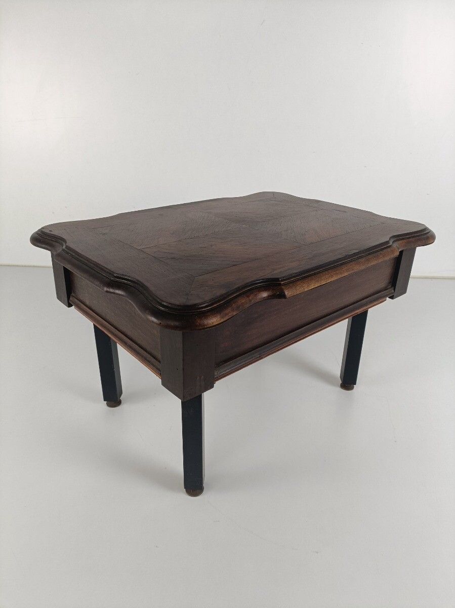 photo for sale Small Cabinet Table Desk Trinket Vanity Box Carved Wood Antique Lovely Small