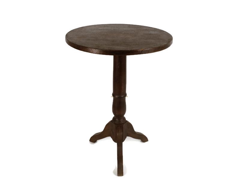 Wooden Side Coffee Table Pedestal Tripod Ornate Plant Stand Bonsai Stand Farmhou