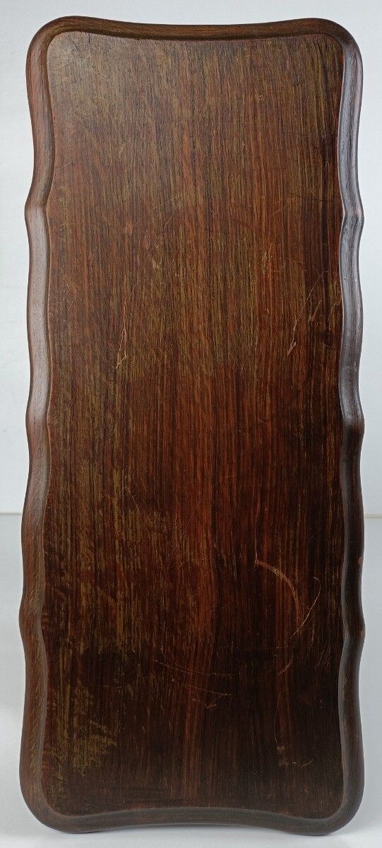 Vintage Colonial Style Magazine Newspaper Basket Rack Side Table Wood Wooden photo vintage