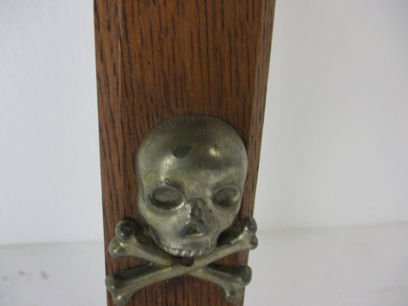 Xl Hand Carved Wood Oak Hanging Ornate Church Chapel Crucifix French Fleur De Li photo vinterior
