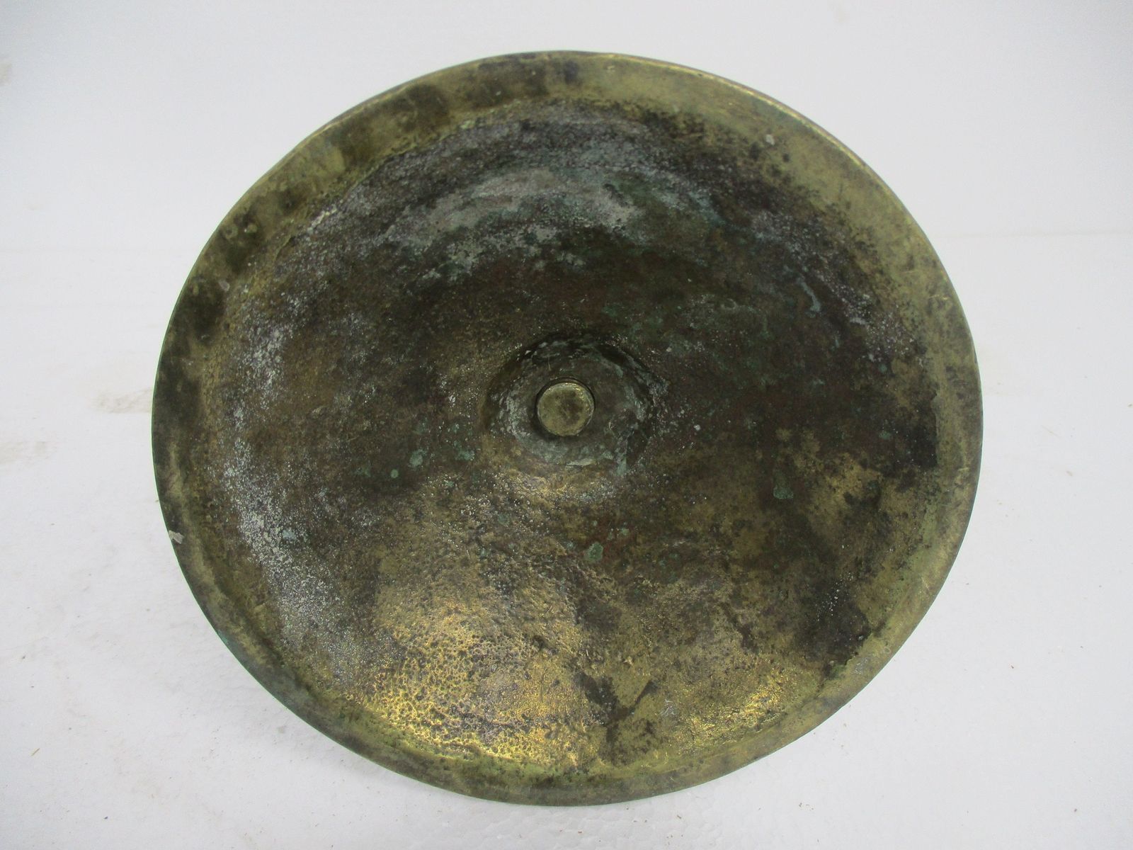 Large Antique Candle Holder Candlestick Church Chapel  Altar Monastery Brass 190 photo vinterior
