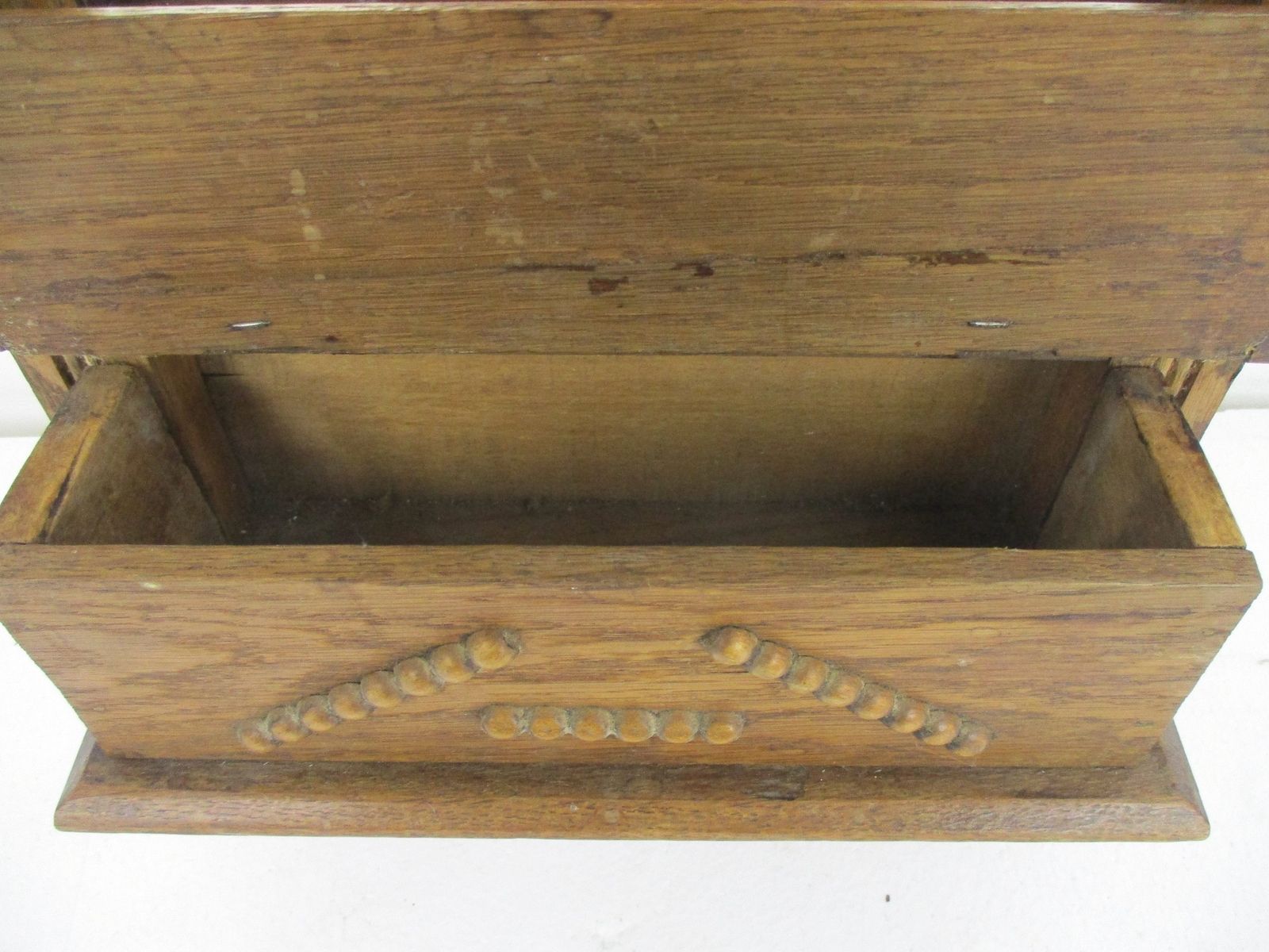 Vintage Hand Carved Wood Kitchen Apothecary Wall Cabinet Beveled Glass Mirror Co photo 210.0