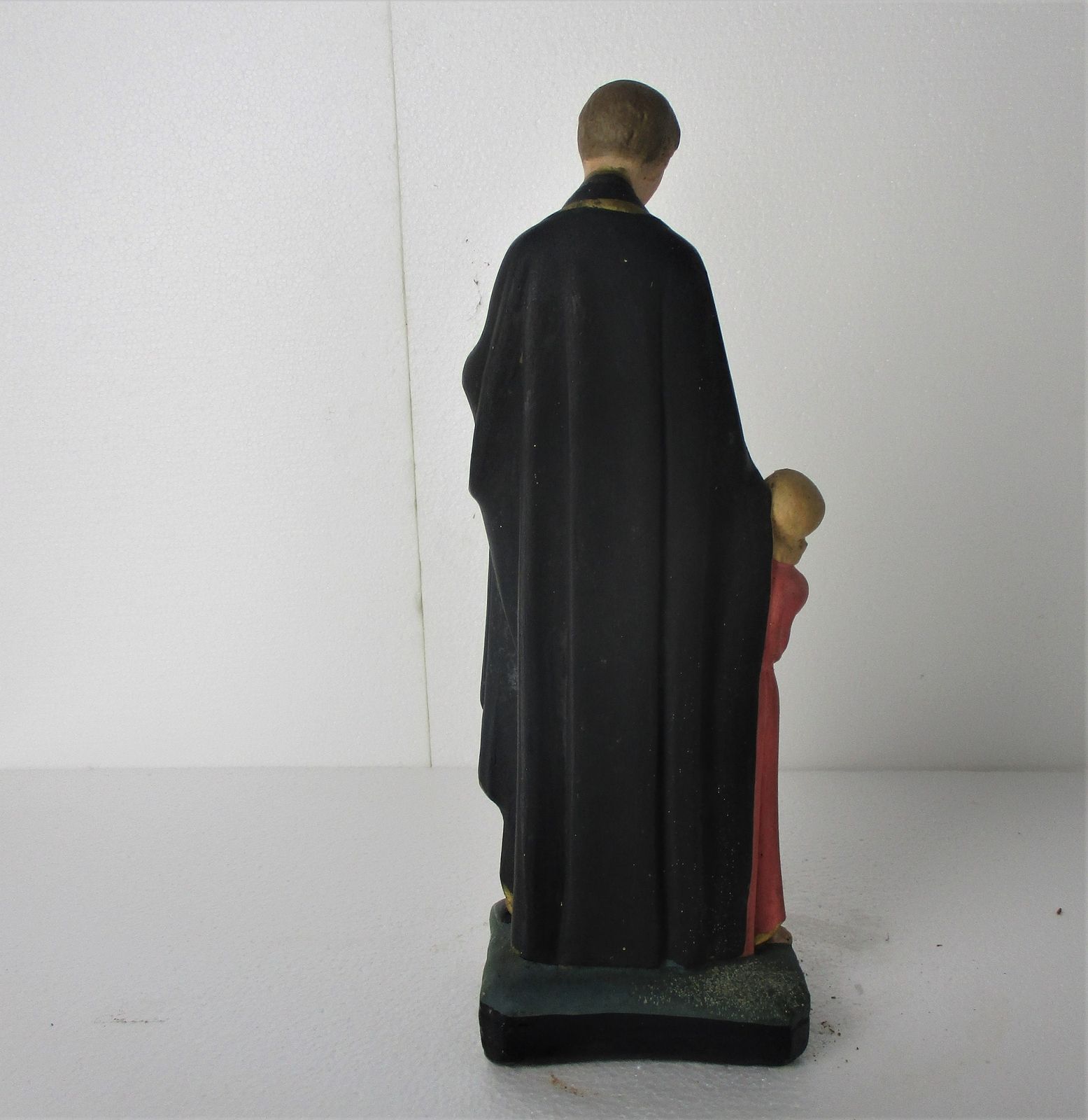 Vintage Statue Saint Santo Gerard Santo Majella Plaster Priest Patron Good Sales photo buy