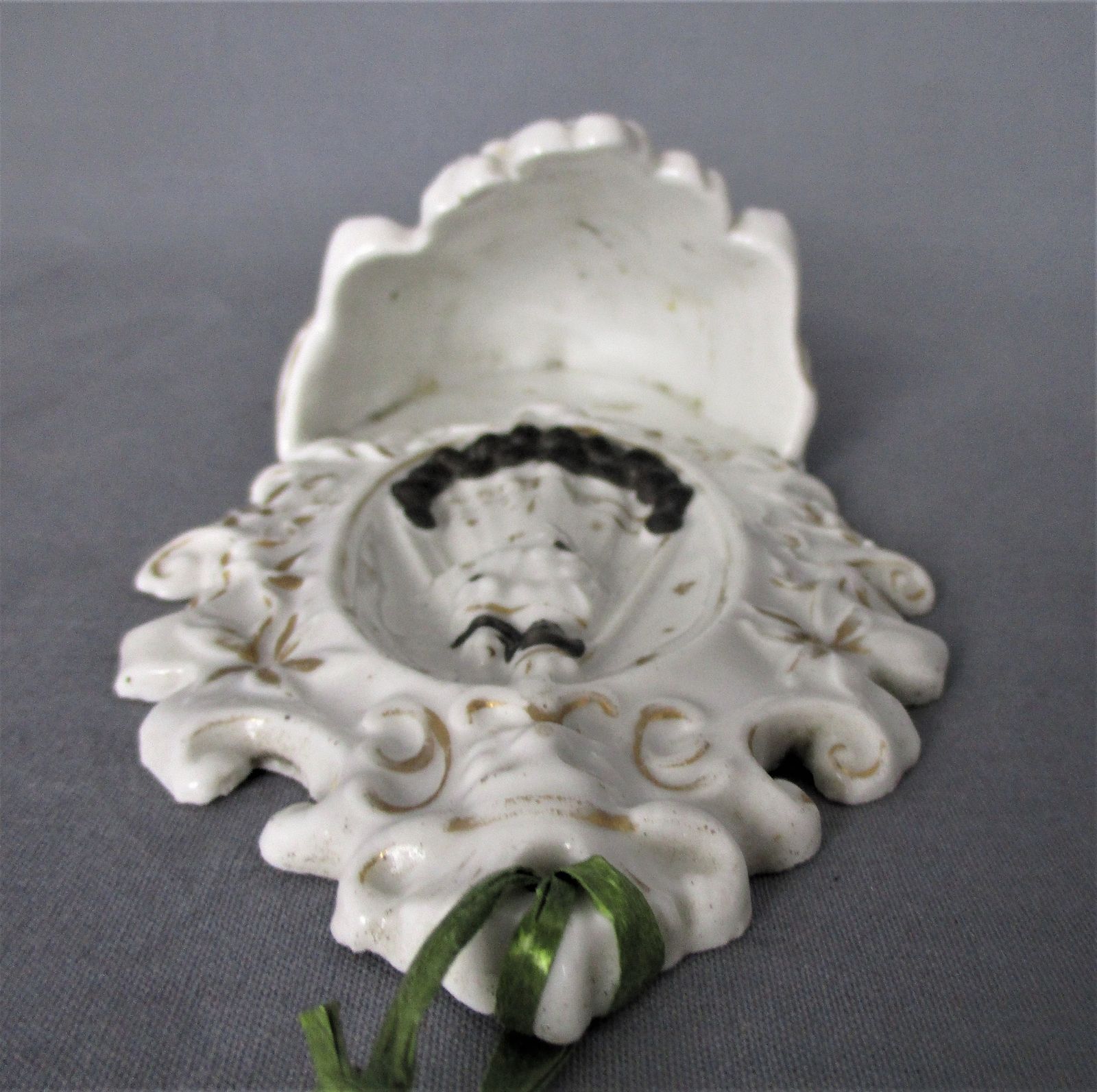 Holy Water Font Vessel Black Madonna Of Halle Extremely Htf Collector Hanging Bi photo Art