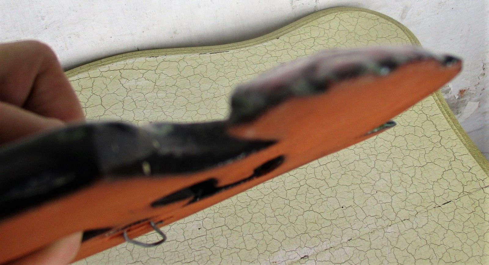 Red Wall Hanging Fish Modernist Art Ceramic Wall Plaque Era Amphora  Vandeweghe photo Art