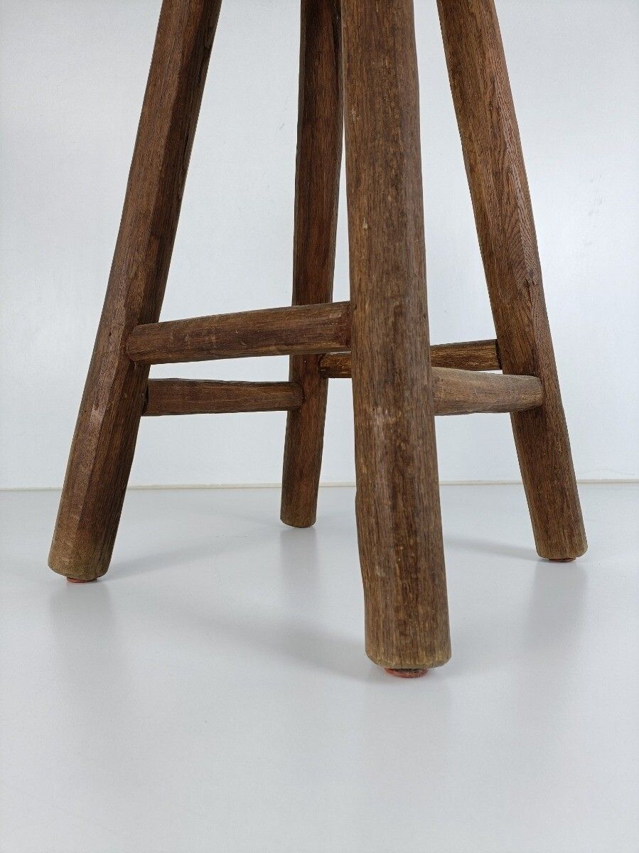 Antique Milking Stool Bench Bar Stool Pedestal Plant Bonsai Stand  Barn Country photo buy