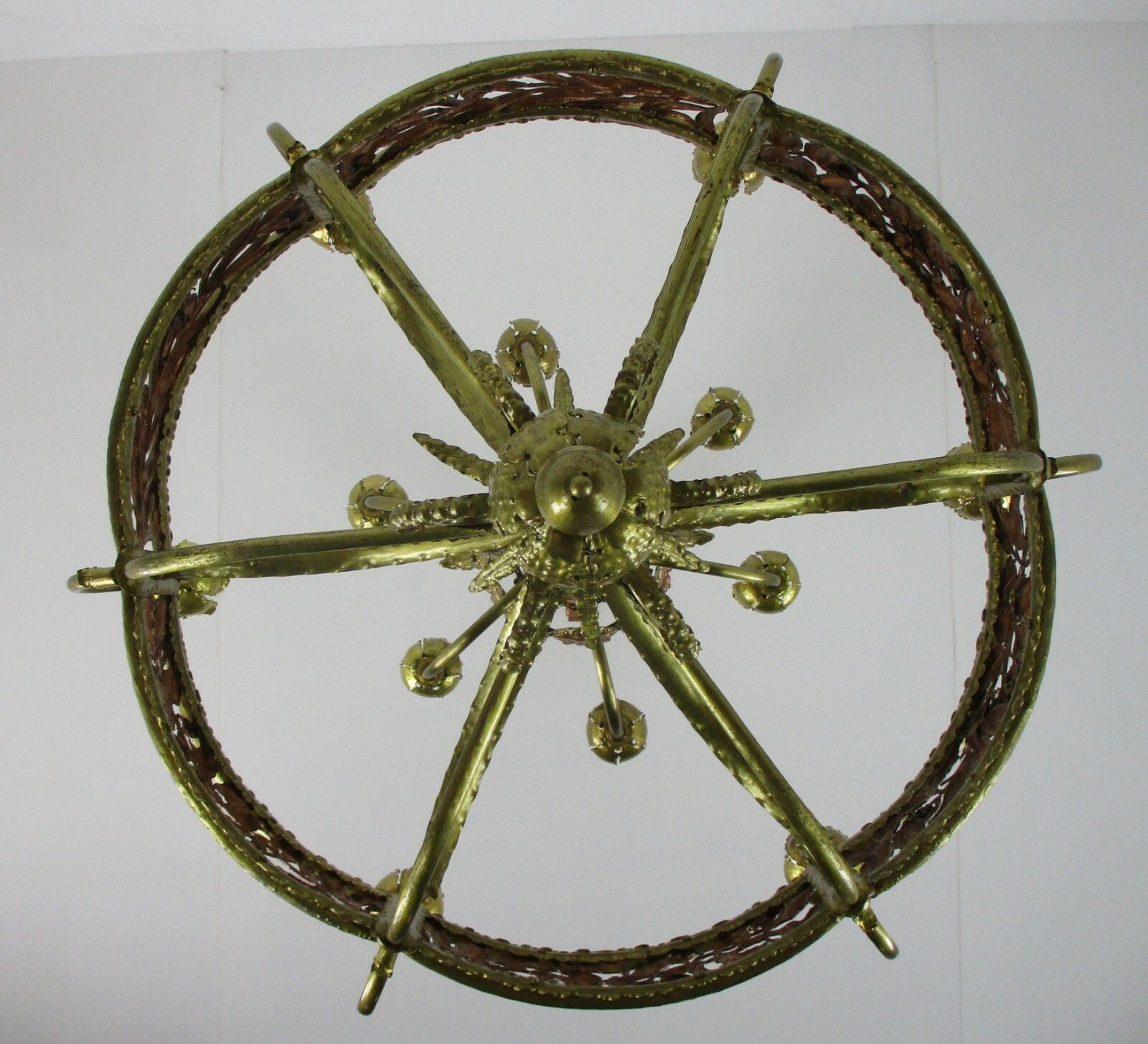Unique Hand Made Brass Chandelier Designer Verlinden 12 Lights Exquisite Antique photo 2968.0