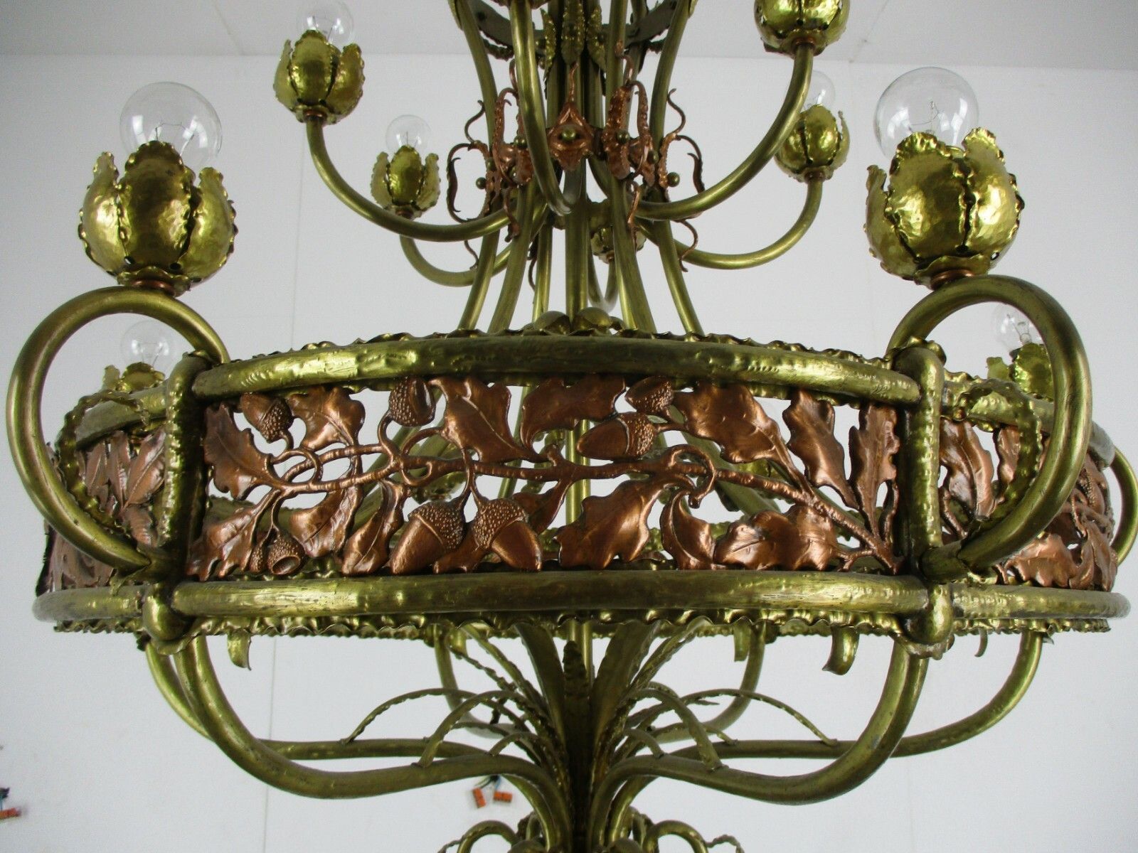 Unique Hand Made Brass Chandelier Designer Verlinden 12 Lights Exquisite Antique photo vinterior