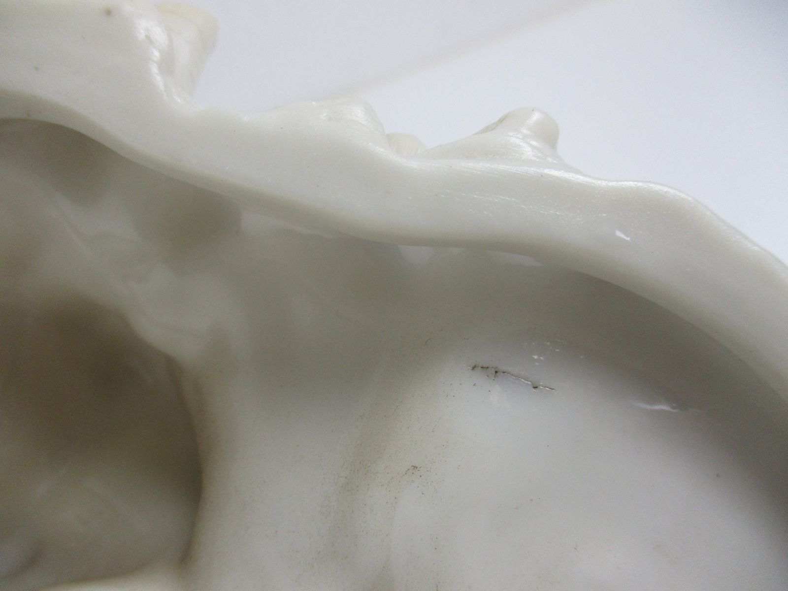 French Holy Water Font Child  Hand Painted Bisque Porcelain Collector Htf 8.46&Q photo buy