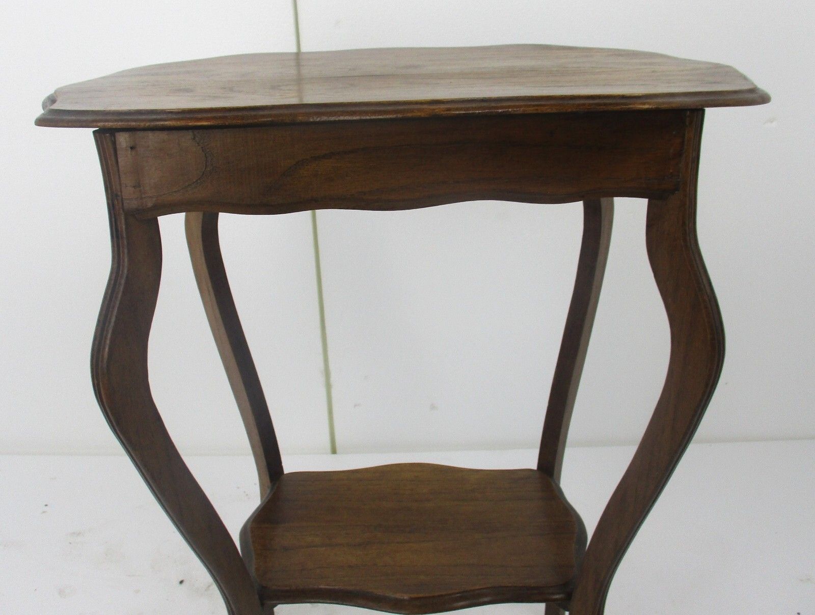 Art Nouveau Pedestal Side Occassional Table Plant Bonsai Stand Antique Two Tier photo for sale