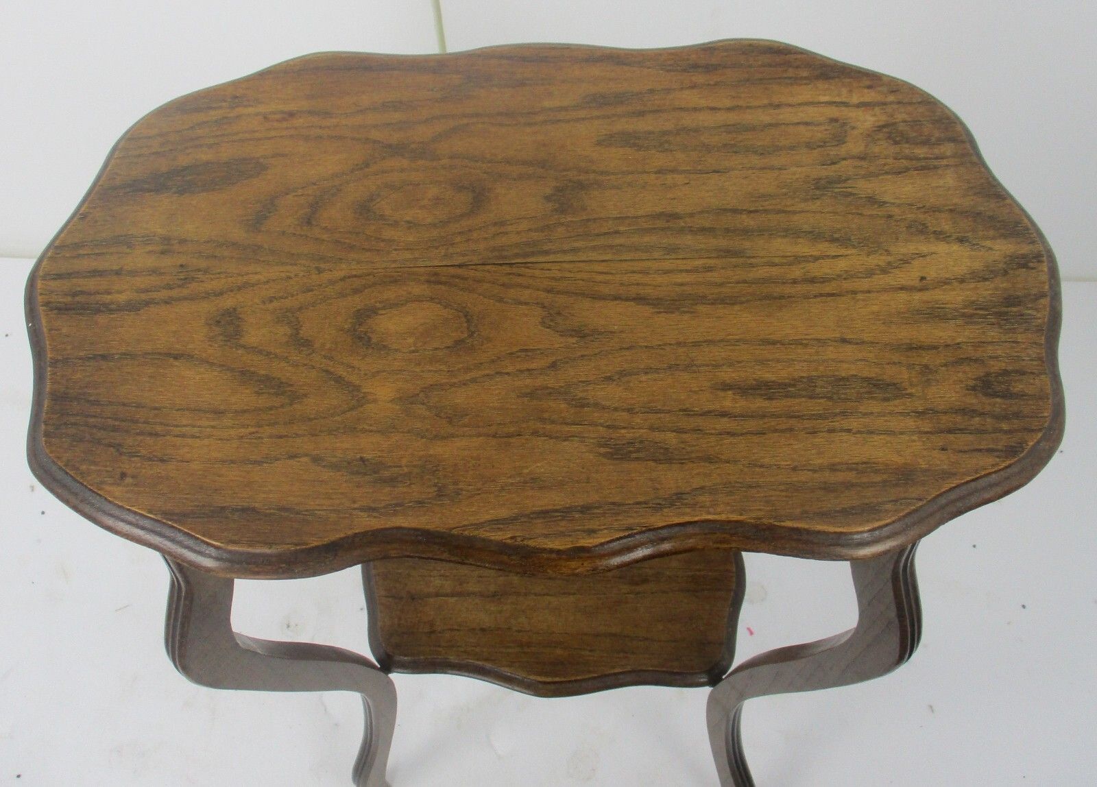 Art Nouveau Pedestal Side Occassional Table Plant Bonsai Stand Antique Two Tier photo 371.0