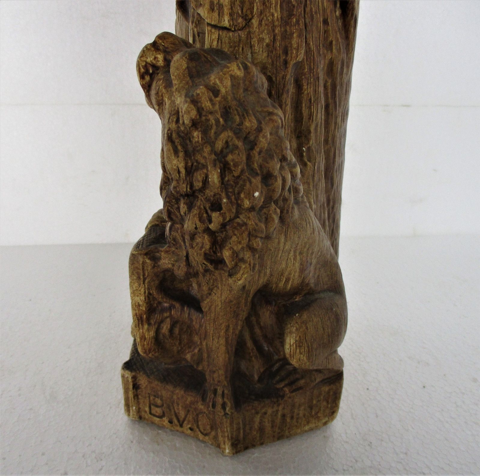 Gothic Statue Our Lady Of Flanders Virgin Mary Threading On Dragon Infant Child photo buy