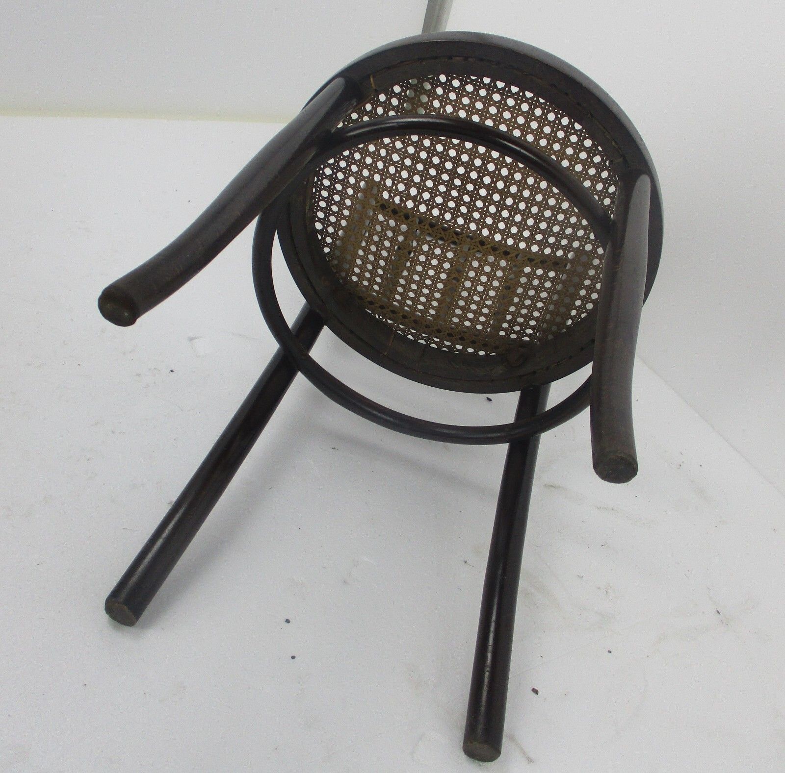 185.0 Chair Bistro Ice Cream Parlor Rush Cane Seating Plywood Thonet Style photo