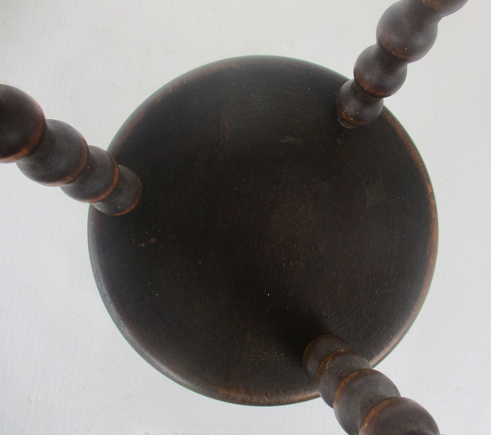 Antique Edwardian Floor Standing Plant Holder Planter Hobnails Wood Gorgeous Rar photo 466.0