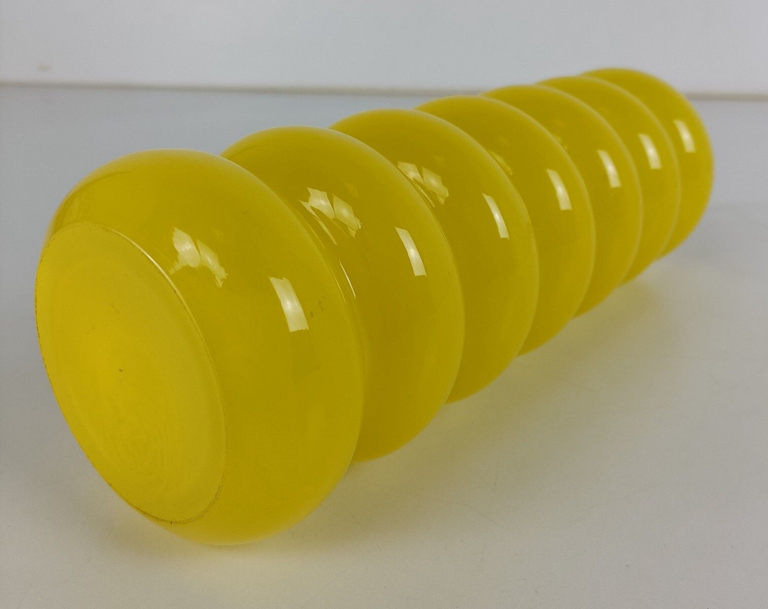 Ikea Solstrale Bubble Hooped Yellow  Vase Yellow Designer Anne Nilsson Vinta photo 81.0