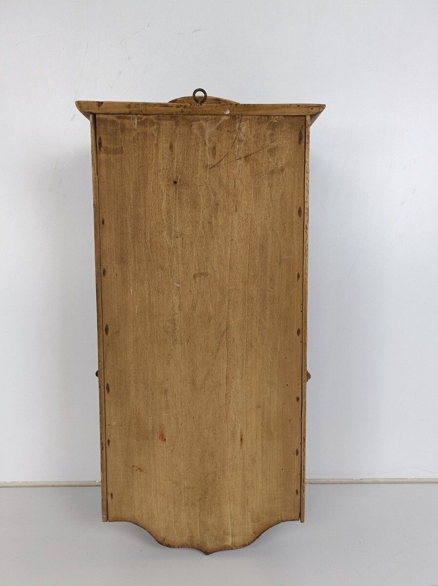 photo for sale Antique Medicine Apothecary Shaving Cabinet Special Wood Wall Hanging Barn Farmh