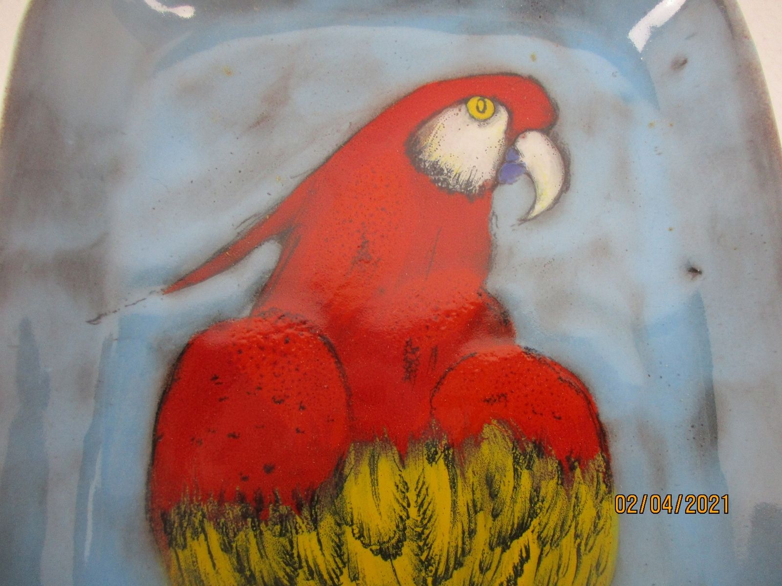 Fantoni Gambone Style Italin Pop Art Funky Ceramic Italian Wall Plaque Dish Glaz photo for sale