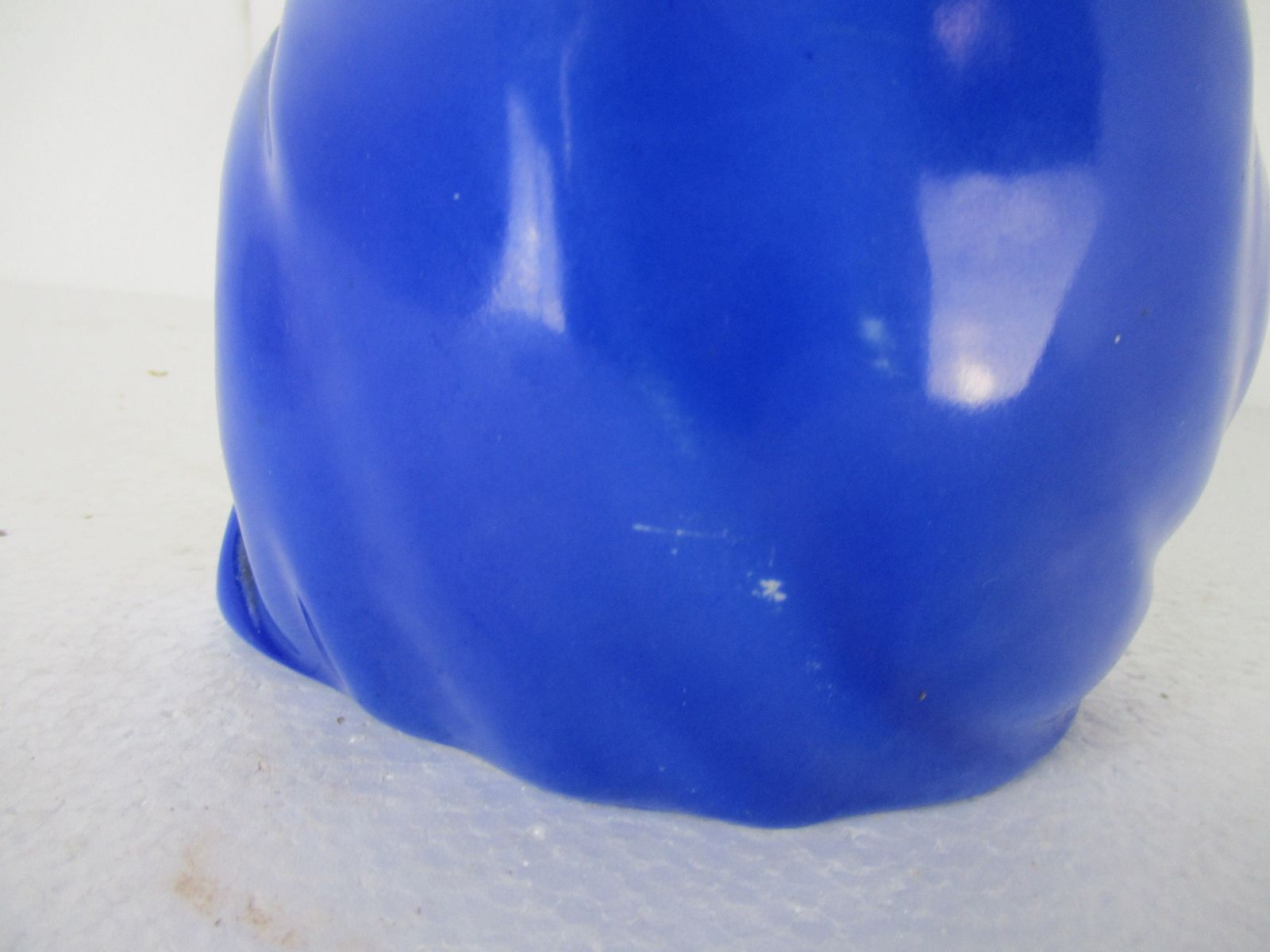 Rare Bavaria Porcelain Elegant Statue Bust Madonna Virgin Mary Germany Blue Whit photo 61.0