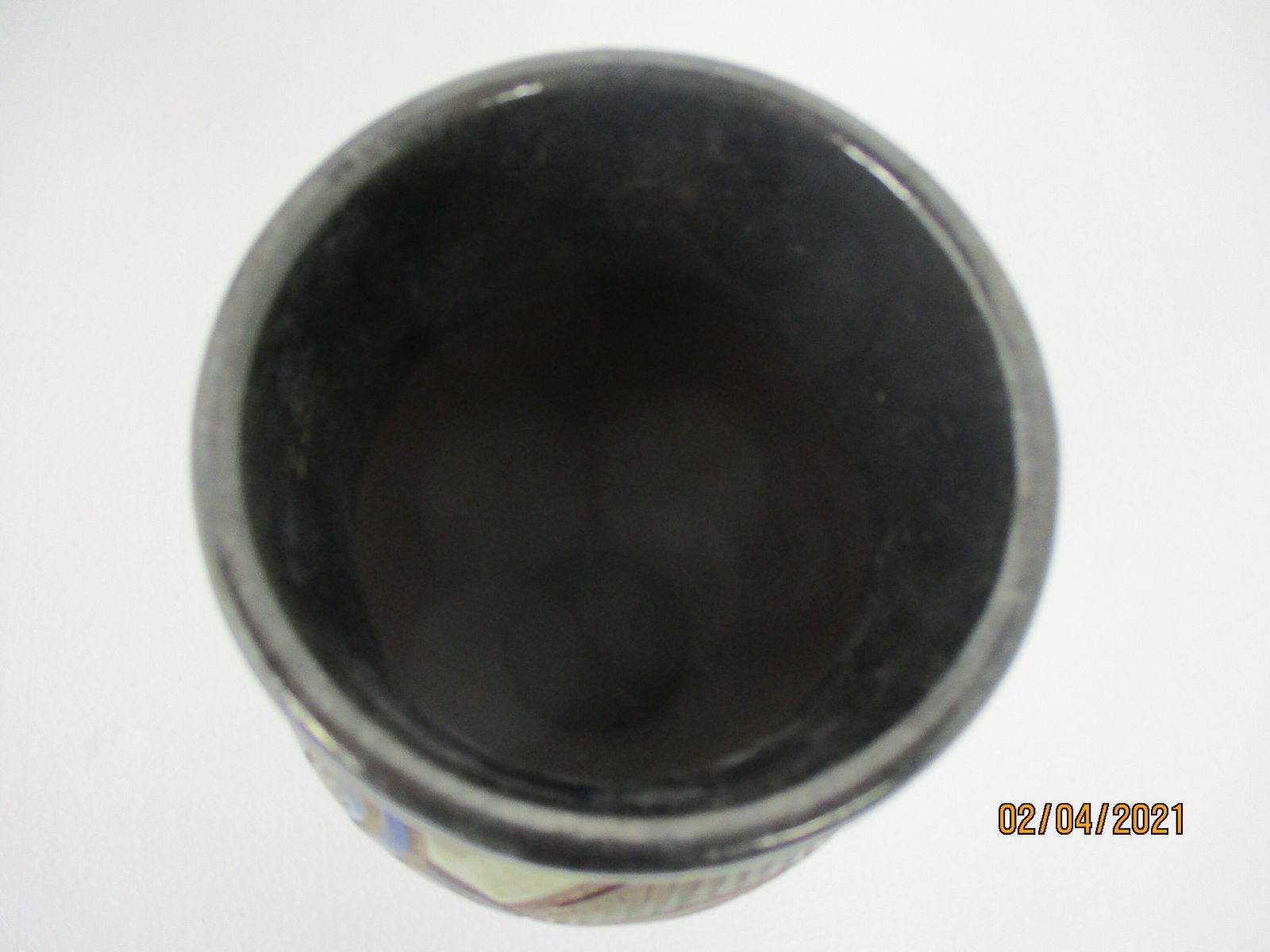 Art Deco Revival Vase Marked Dubois Flower Stoneware 9.25" photo buy