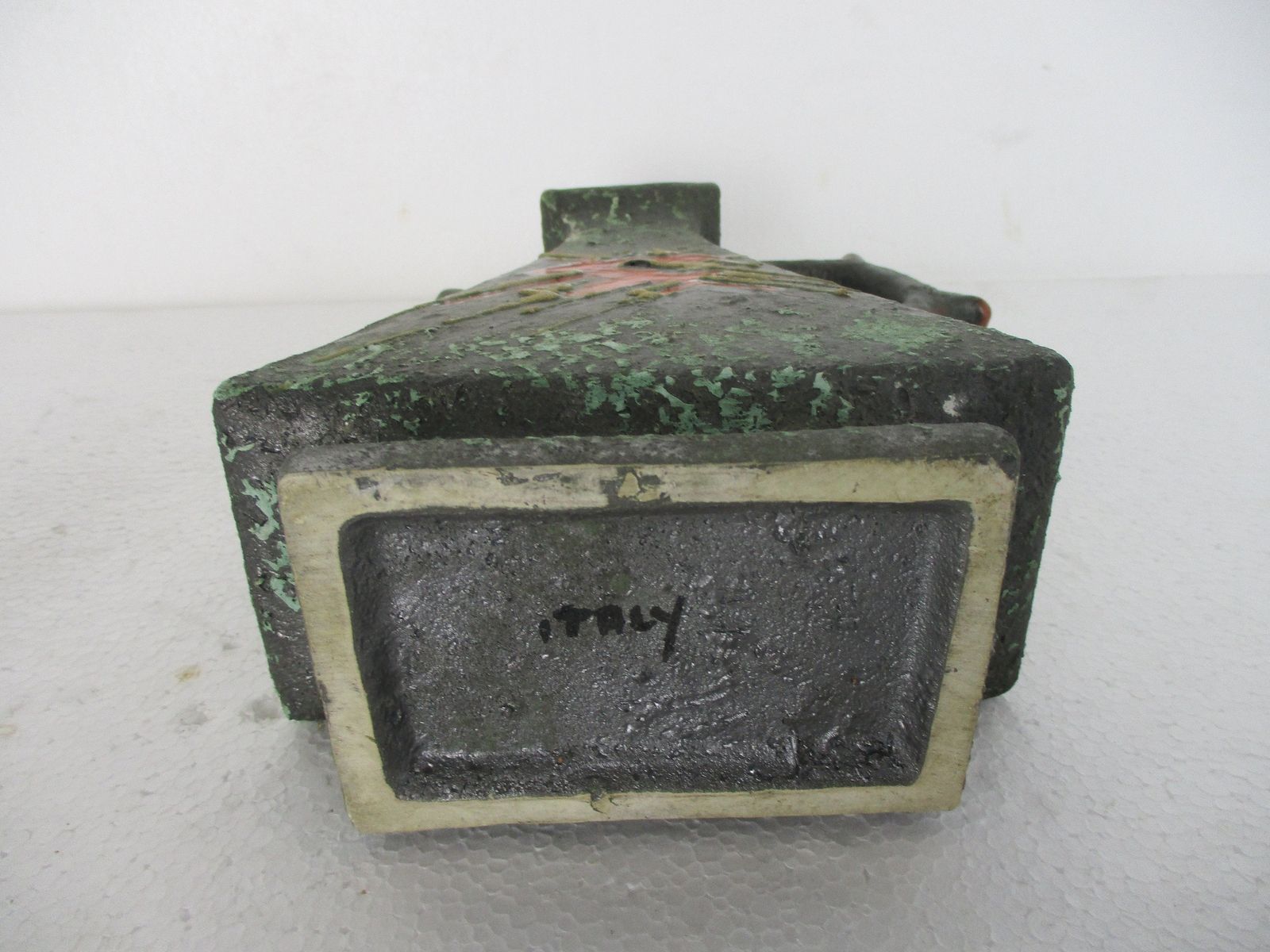 photo for sale Tea Coffee Pot Fat Lava Stoneware Italy Italian Funky Vintage Retro Rare