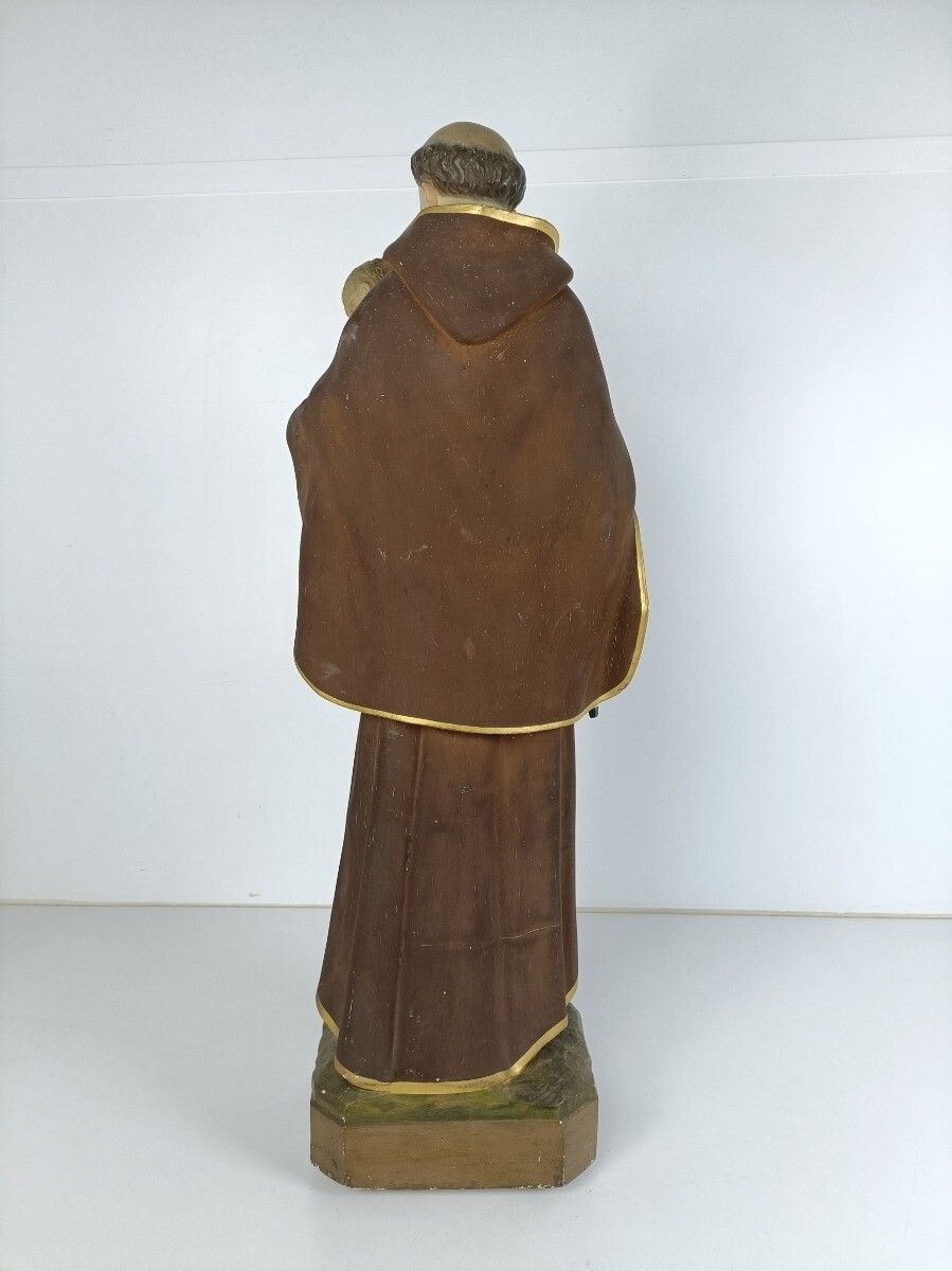 Antique 1900s Neo Gothic St Saint Anthony Padua Church Statue  Finder Lost Artic photo buy