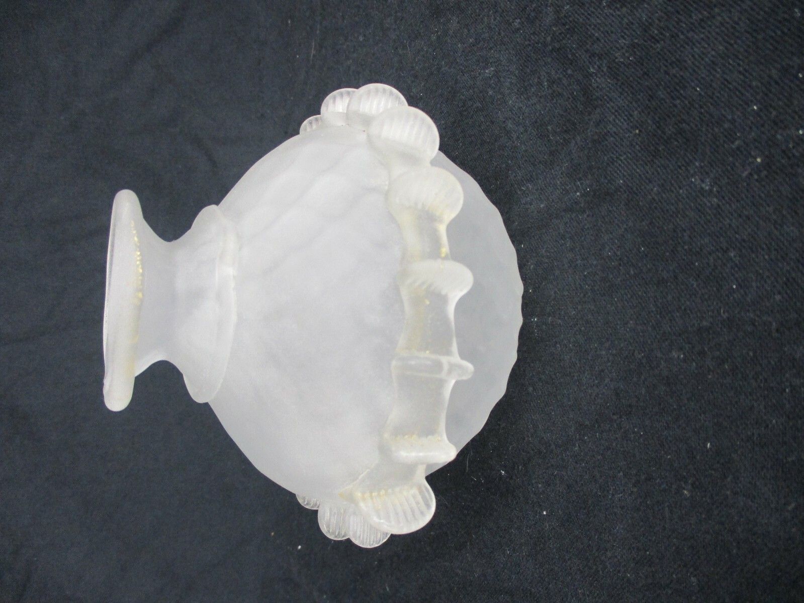 Venetian Murano Chandelier Replacement Part White Italian  Art Glass Reclaimed photo furniture
