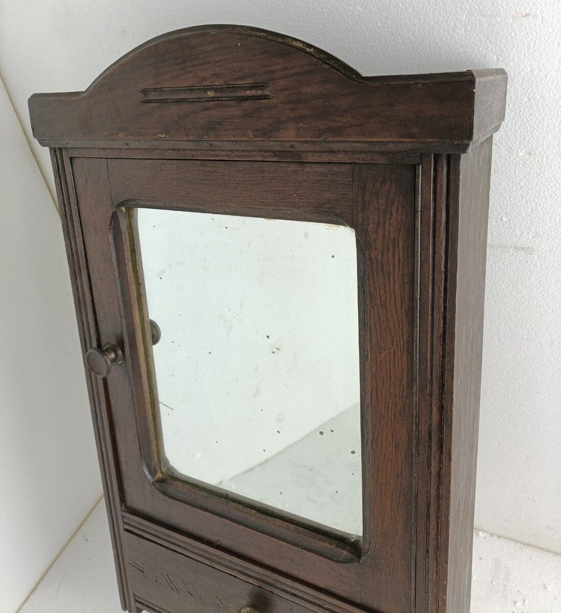 Apothecary Bathroom Medicine Kitchen Cabinet Wood  Antique Barn Style Farmhouse photo Furniture
