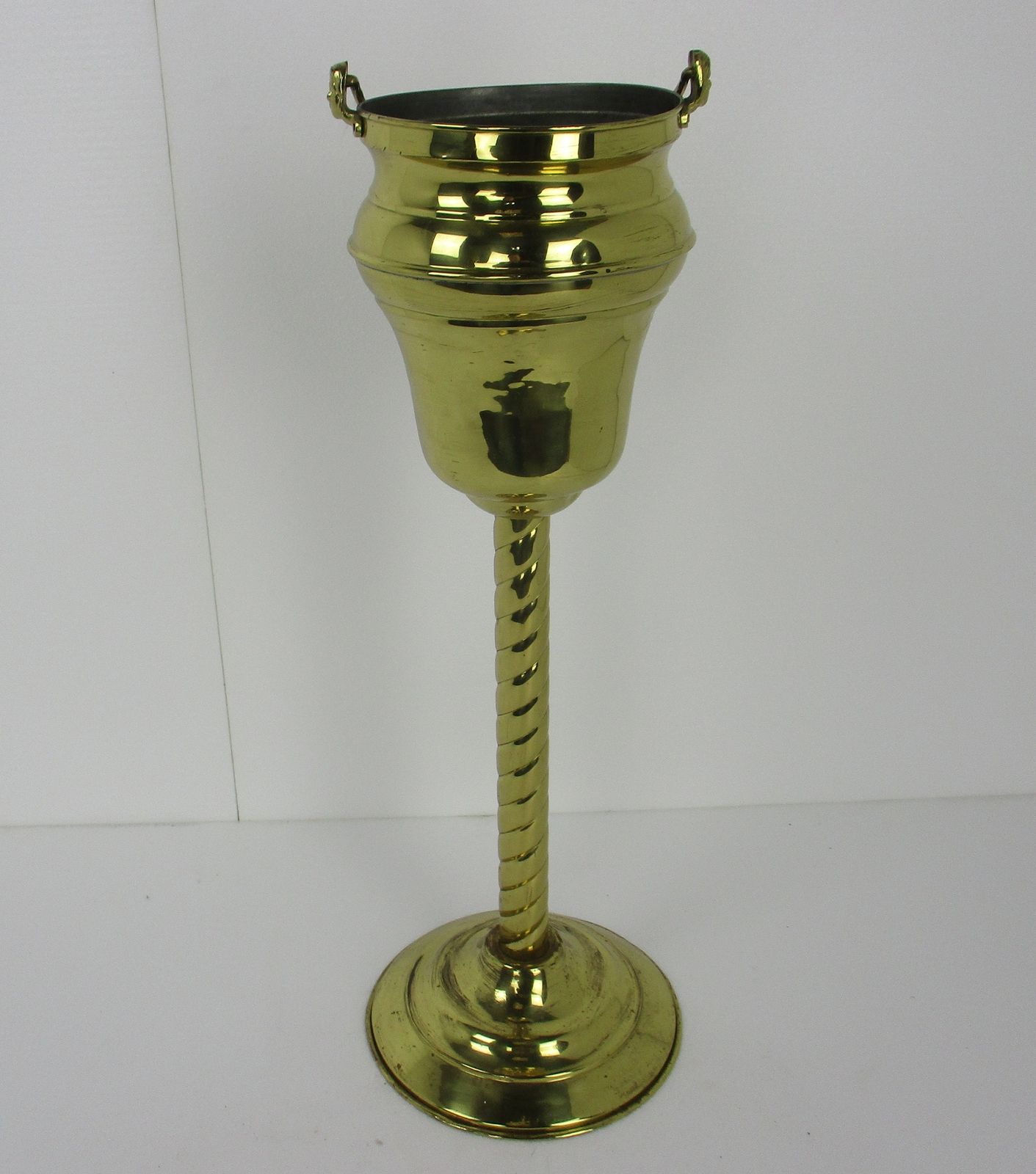 Standing Floor Planter Planter Flower Stand Pedestal Jardiniere Figurine  Heads photo for sale