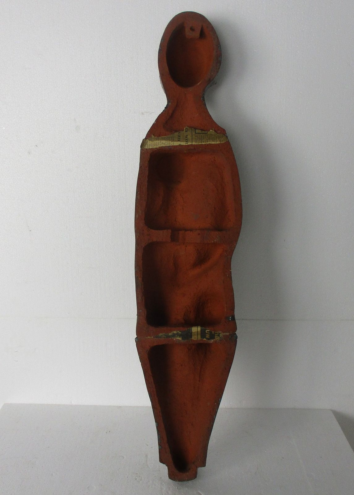 Xl Wall Plaque Hanging Statue Virgin Mary Infant Child Madonna Terra Cotta Churc photo vintage